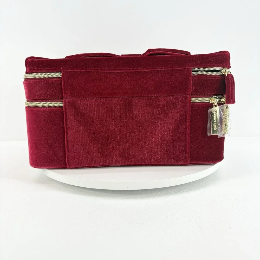 2024 Estee Lauder Red Velvet Limited Ed Holiday Beauty‎ Box CASE ONLY Bow Handle